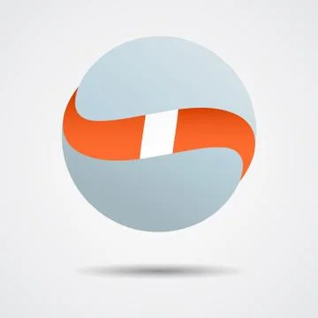 Color spheres set Stock Illustration