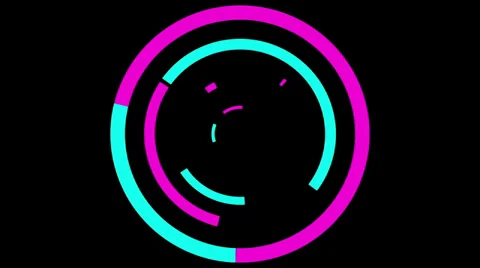 Color Spinning Circles2 Video stock 39503168