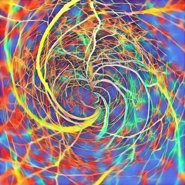 Color Spiral, Cycle Stock Illustration
