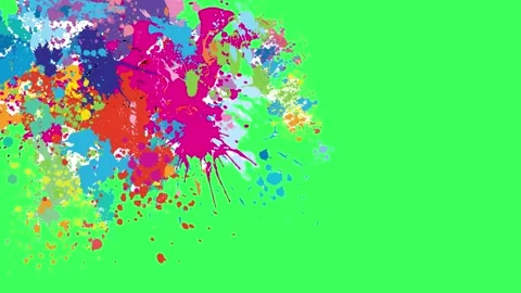 Color splash Stock Footage 276273671