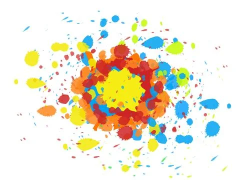 Color splash Stock Illustration