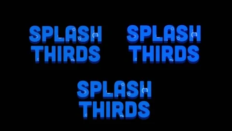 Color Splash Thirds Stock After Effects