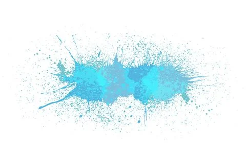 Color splashes grunge with spray elements for text . Artistic design elements Illustrazione stock