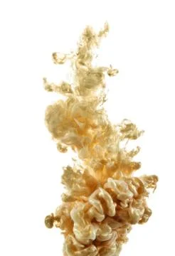 Color splashes of ink Stockfoto's