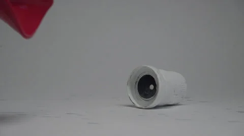 Color Splatters - Red Lense Stock Footage 39561793