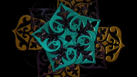 Color Spring Ornament Stock Footage 340230957