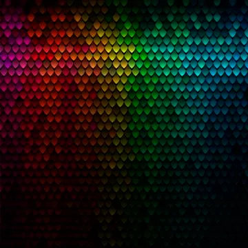 Color squama texture. Abstract scale pattern. Roof tiles background. Illustrazione stock