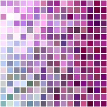 Color square tile mosaic background design Ilustração Stock