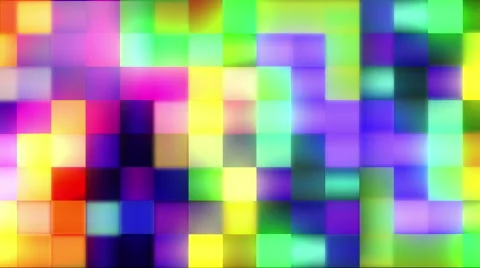Color Squares Horisontal Moving Vídeo Stock 59553796