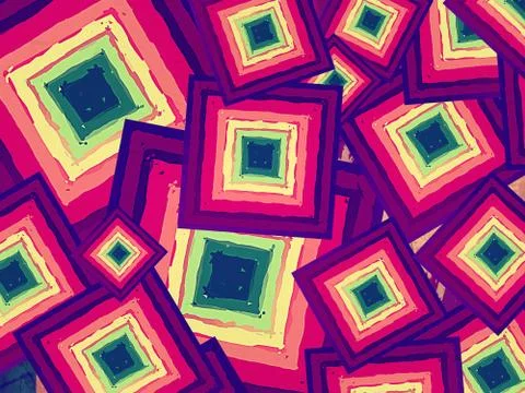 Color squares Stock Illustration