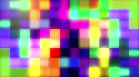 Color Squares Static Vídeo Stock 59553798