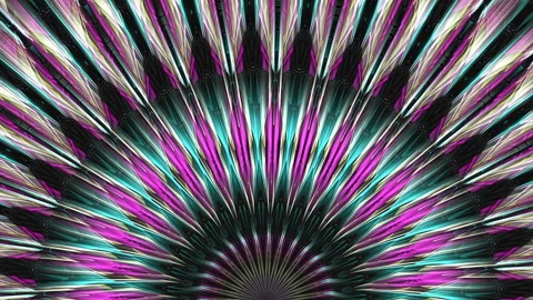 Color Stage Big circle strobing elements Video Art Motion Background VJ Loop Stock Footage 147729245