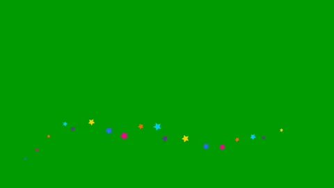 Color  star wave green Stock-Footage 210404048