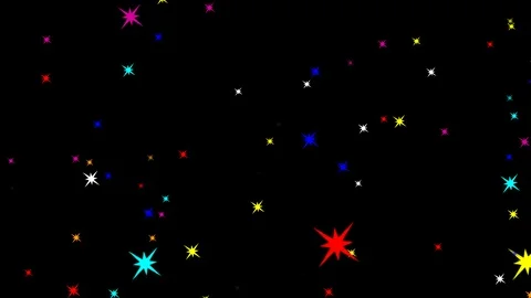 Color stars through space motion graphics with dark background Stock Footage 123814689