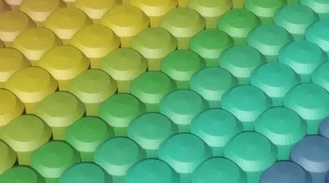 Color stick array Video stock 44352032