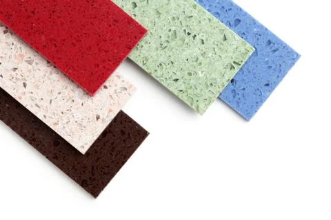 Color stone samples Stock Photos