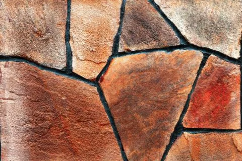 Color stone wall, background, texture Stock Photos