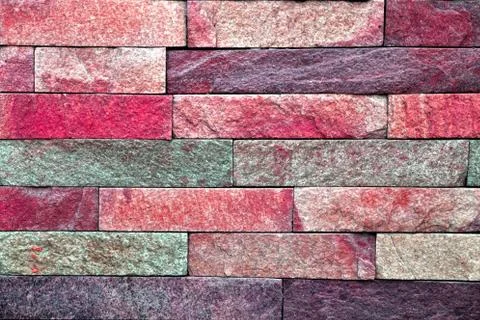 Color stone wall, background, texture Stock Photos