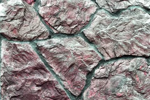 Color stone wall, background, texture Stock Photos