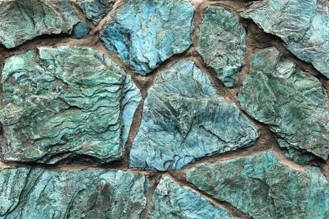 Color stone wall, background, texture Stock Photos