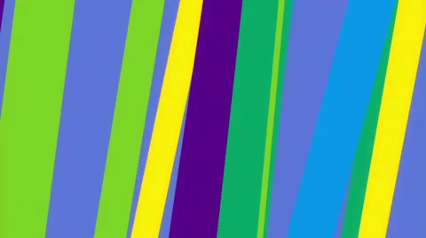 Color Stripes 1 - Moving Colorful Bars Video Background Loop Vidéo 30955152