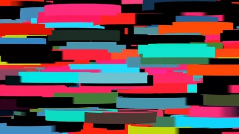 Color stripes moving fast Stock Footage 76989032