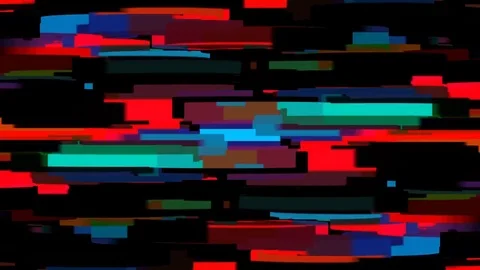 Color stripes VJ loop Stock Footage 76989031