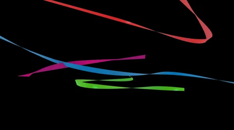 Color Strips v1 matte alpha Stock Footage 35987269