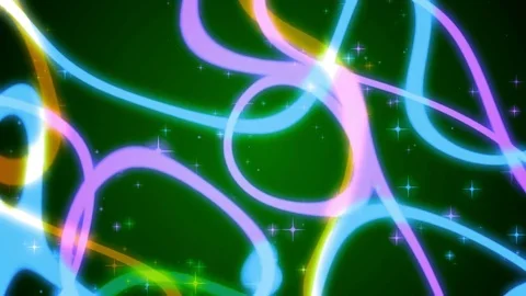Color strokes in green background Stock Footage 84443149