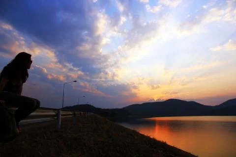 Color of sunset Photos