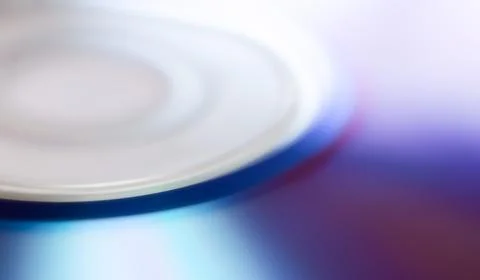 Color surface of a compact disc macro close up Foto stock