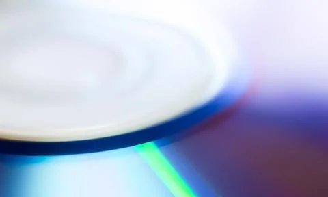Color surface of a compact disc macro close up Foto stock