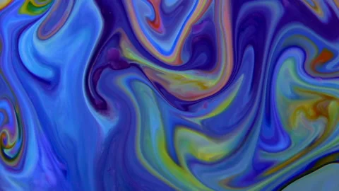 Color Surface Moving Surface Liquid Paint Splashing 4 Stock Footage 138388549