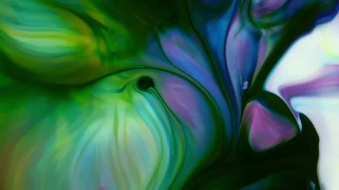 Color Surface Moving Surface Liquid Paint Splashing 5 Stock Footage 138390679