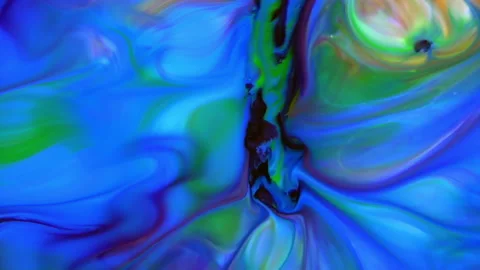 Color Surface Moving Surface Liquid Paint Splashing 2 Stock Footage 138399720