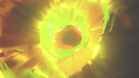 Color swirling interdimensional tunnel, 3d infinite loop background Stock Footage 285057181