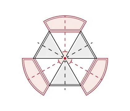 Color target icon Stock Illustration