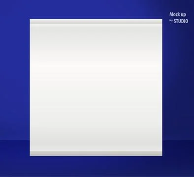Color Template mock up for display or montage of product Stock Illustration