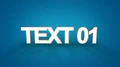 Color Text Animation Stock After Effects