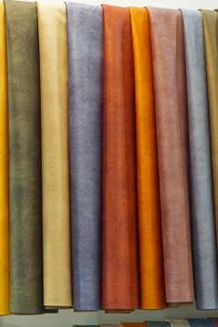 Color textile material Stock Photos