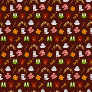 Color texture with handmade Illustration