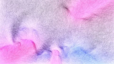 Color threads hand draw digital art Stock Photos
