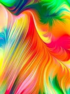 Color Threads Stock Illustration