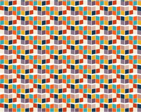 Color tile pattern with many colored squares Stock Illustration