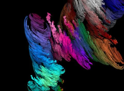 Color tornado Stock Illustration