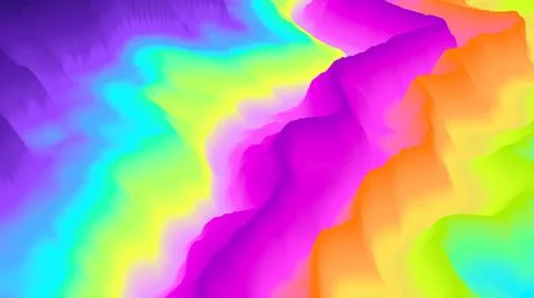 Color transition background. Splash 3d. Cloud. Blur. Motion. 3d background. Stock-Illustration