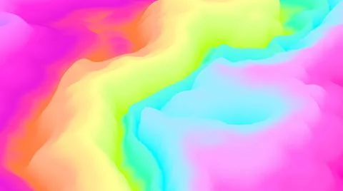 Color transition background. Splash 3d. Cloud. Blur. Motion. 3d background. Stock-Illustration