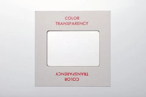 Color transparency slide frame Stock Photos