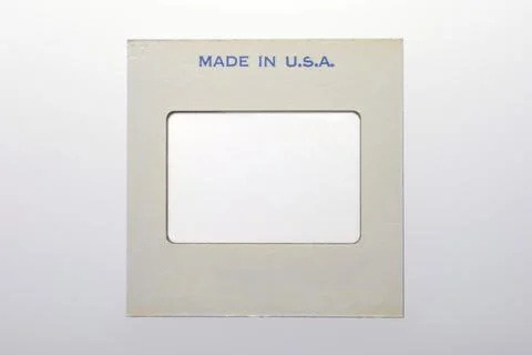 Color transparency slide frame Stock Photos