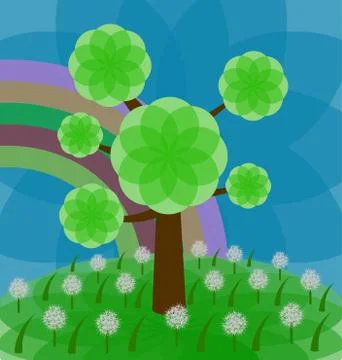 Color tree Stock Photos